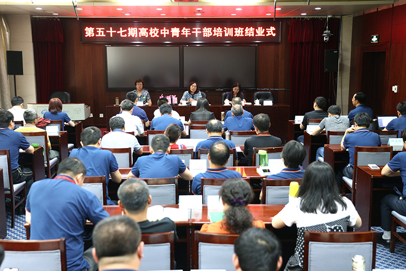 第57期高校中青年干部培训班（高职中青第6期）圆满结业