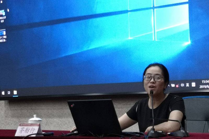 三班学员、浙江省德清县教育局督导科科员茅舫行，为大家介绍了