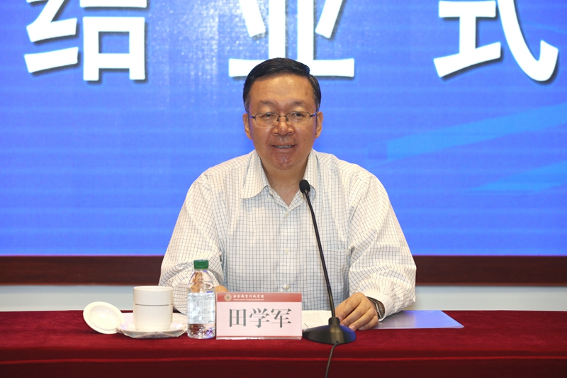 田学军在讲话时指出，各司局、直属单位要深入学习贯彻习近平总书记对党的建设和组织工作提出的一系列新理念新思想新战略，深刻认识新时代加强直属机关党的建设的重大意义，在推进直属机关组织工作、培养造就高素质干部队伍方面有新担当新作为。田学军强调，要准确把握当前和今后一段时间直属机关组织工作重点任务，围绕巩固深化“不忘初心、牢记使命”主题教育成果，深入推进直属单位“四项整顿”，着力建设高素质干部队伍，持续激励干部担当作为、狠抓落实，为推进“奋进三部曲”作出新的更大贡献。