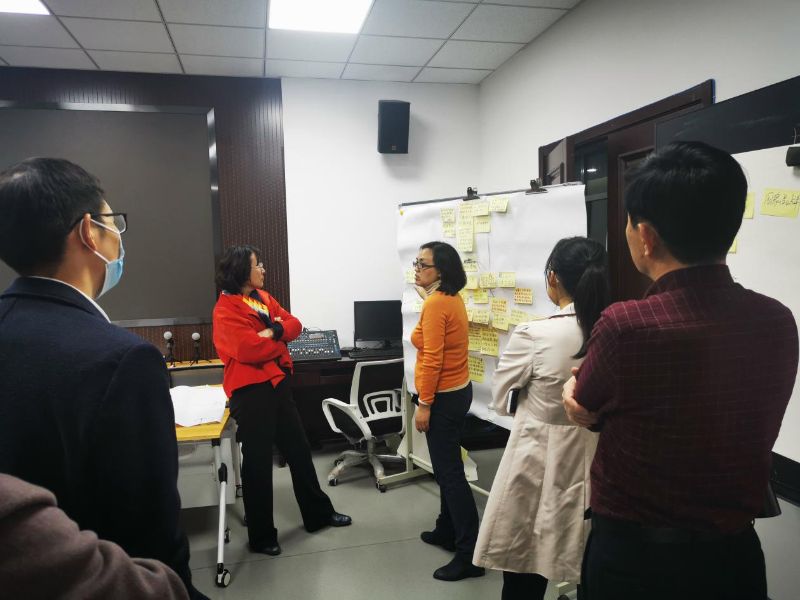 本次调研活动持续进行了近7个小时,侯慧君书记一直参与其中,同志们的思想火花不断的相互激发,推动出更多的深度思考,尽管长时间思考和互动活动使得大家很疲惫,但是整个活动结束之时,所有人仍然意犹未尽。(供稿:第一调研组成员 刘亚荣、张进强、郭静) 本次调研活动持续进行了近7个小时,侯慧君书记一直参与其中,同志们的思想火花不断的相互激发,推动出更多的深度思考,尽管长时间思考和互动活动使得大家很疲惫,但是整个活动结束之时,所有人仍然意犹未尽。(供稿:第一调研组成员 刘亚荣、张进强、郭静)