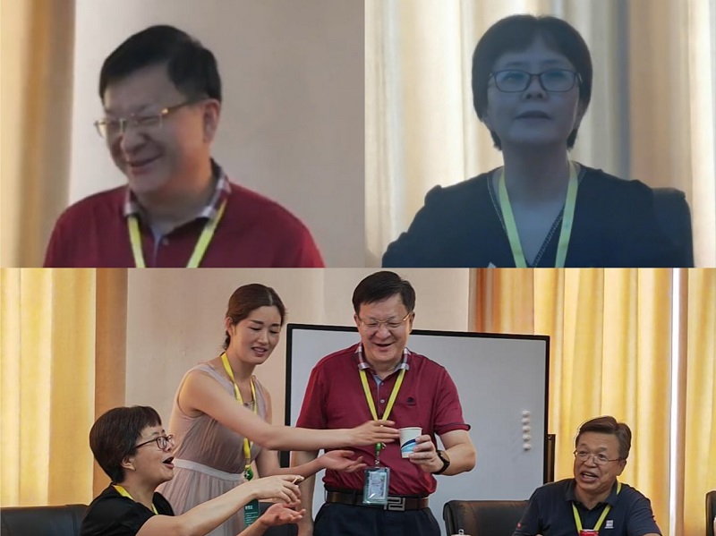 总班长、广东职业技术学院党委副书记、院长吴教育和二班班长、铜陵职业技术学院党委委员、院长凌涛致辞后，开展“数7”暖场活动。吴教育在职业教育领域打拼多年，他结合自己的亲身经历，向大家介绍了广东职业教育的发展历程，诠释了他的教育初心。凌涛从安徽的地理资源讲起，结合家庭趣事，讲述了她的职教故事。