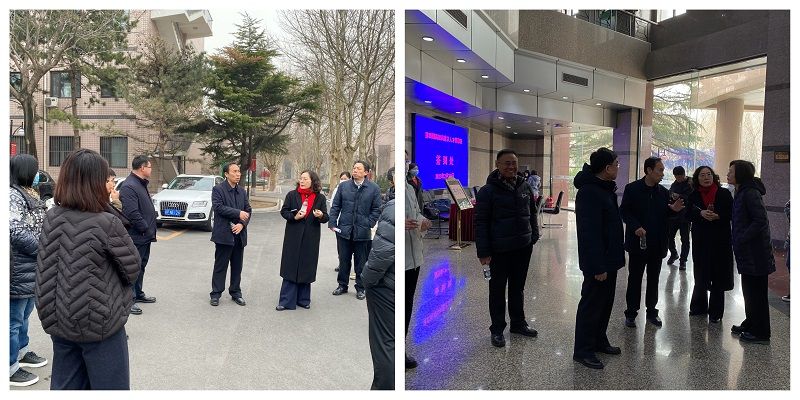 侯慧君书记带队检查学院春季开学准备工作