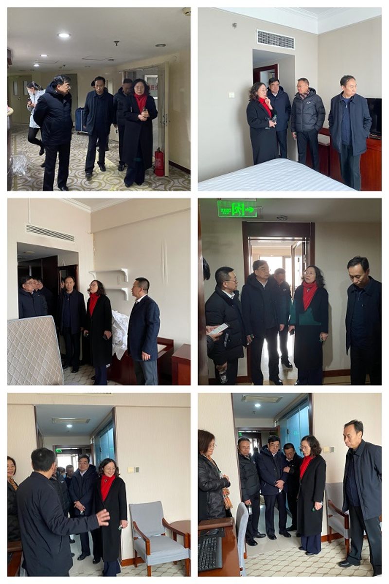 检查组一行分别到校长大厦、专家公寓、学员公寓,对学员住宿安排进行了察看,并对有关施工工作进行了检查指导。 检查组一行分别到校长大厦、专家公寓、学员公寓,对学员住宿安排进行了察看,并对有关施工工作进行了检查指导。