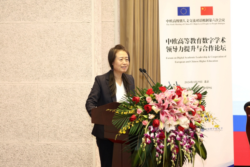 国家教育行政学院分管国际合作院领导陈丽萍做论坛闭幕致辞。 国家教育行政学院分管国际合作院领导陈丽萍做论坛闭幕致辞。