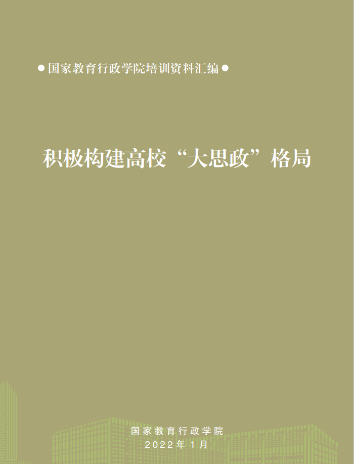 积极构建高校大思政格局